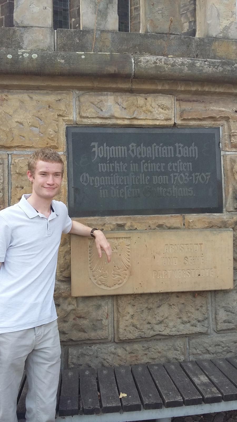Senior organ scholar Guy Steeds at Arstandt