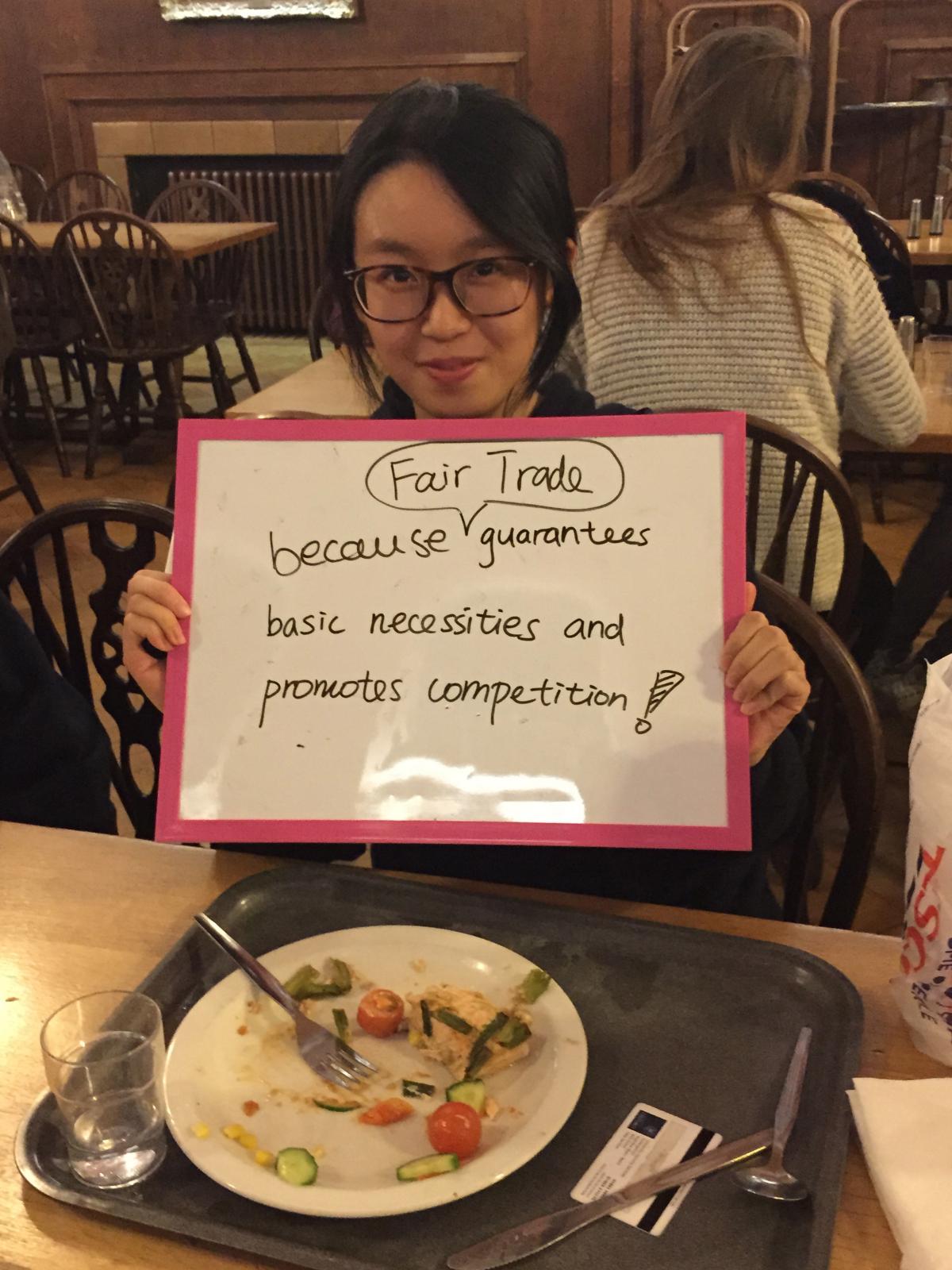 LMH student Fairtrade