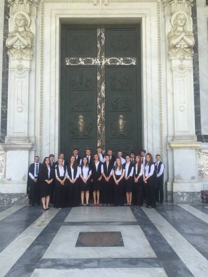 LMH choir in Rome, 2015 tour