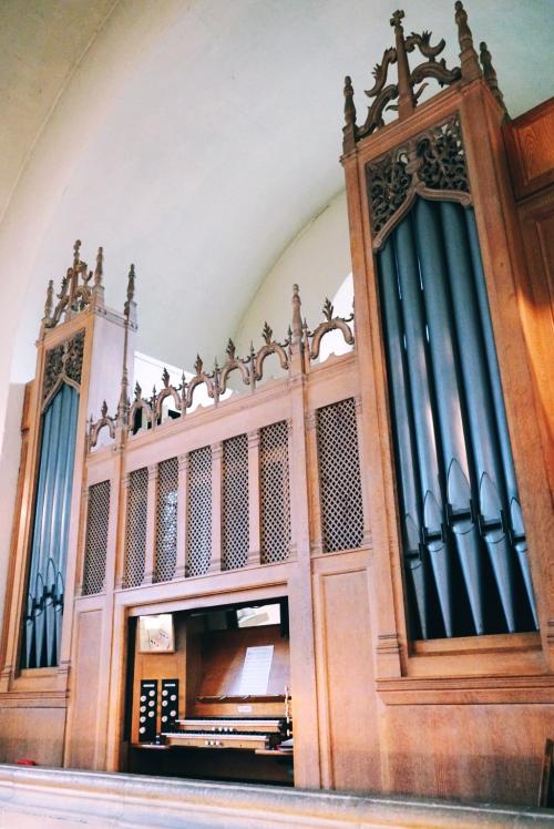The LMH Organ which sits in the Chapel