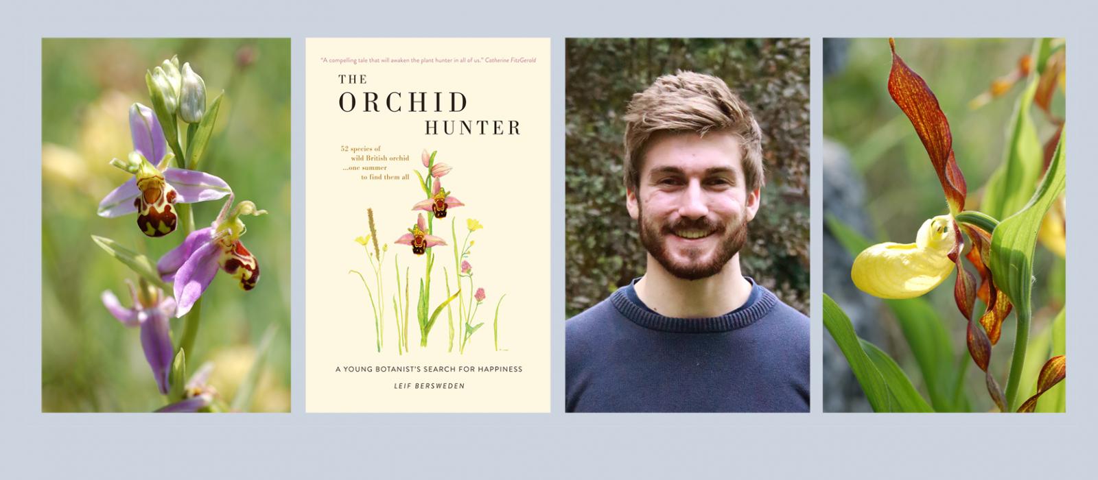 Leif Bersweden and his new book, The Orchid Hunter