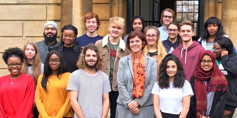 Louise Richardson meets the second Foundation Year students