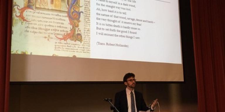 LMH Modern languages doctoral student Nicolò Crisafi was awarded the 2017 Senior Paget Toynbee Prize