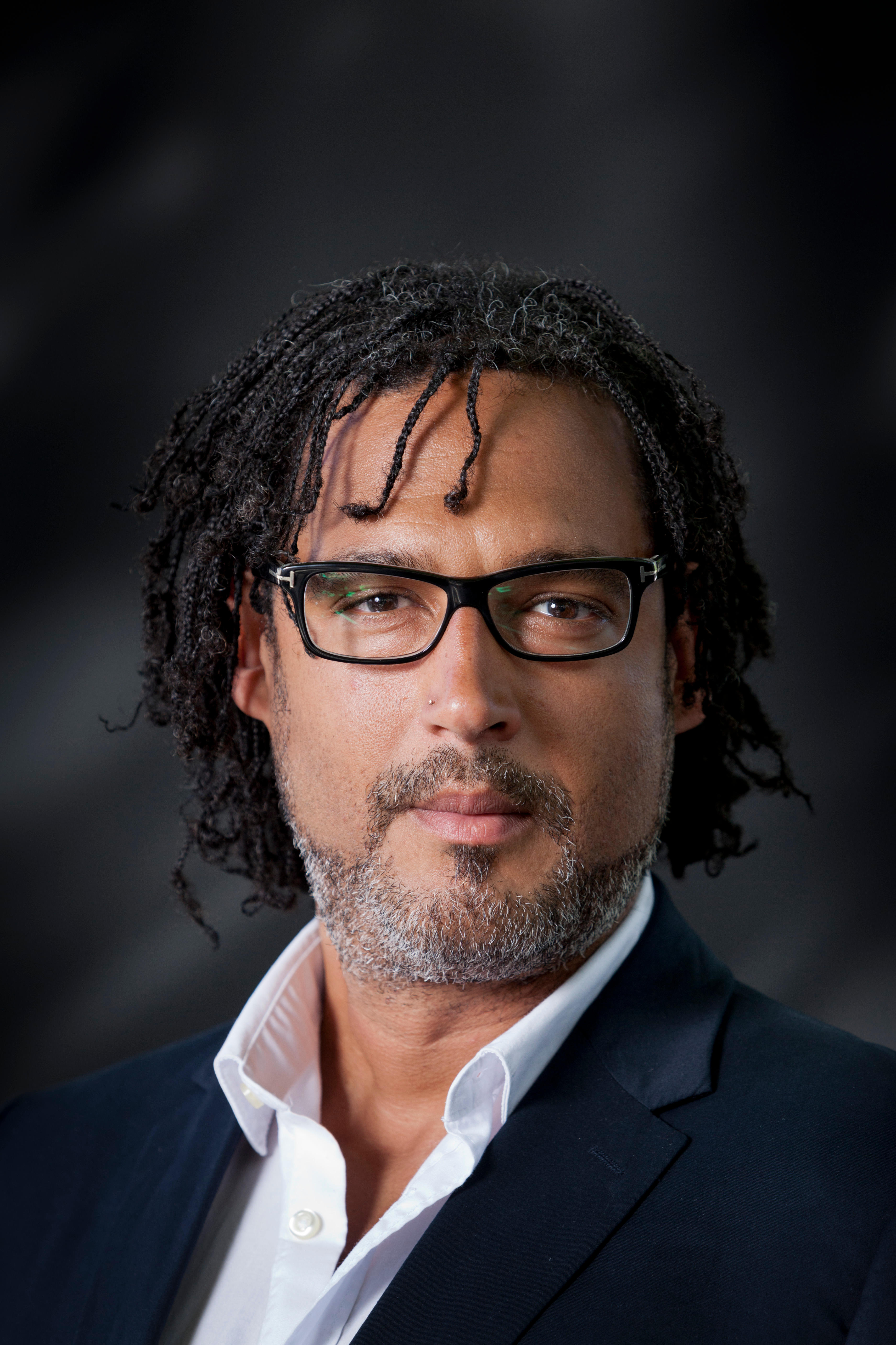 A photograph of David Olusoga