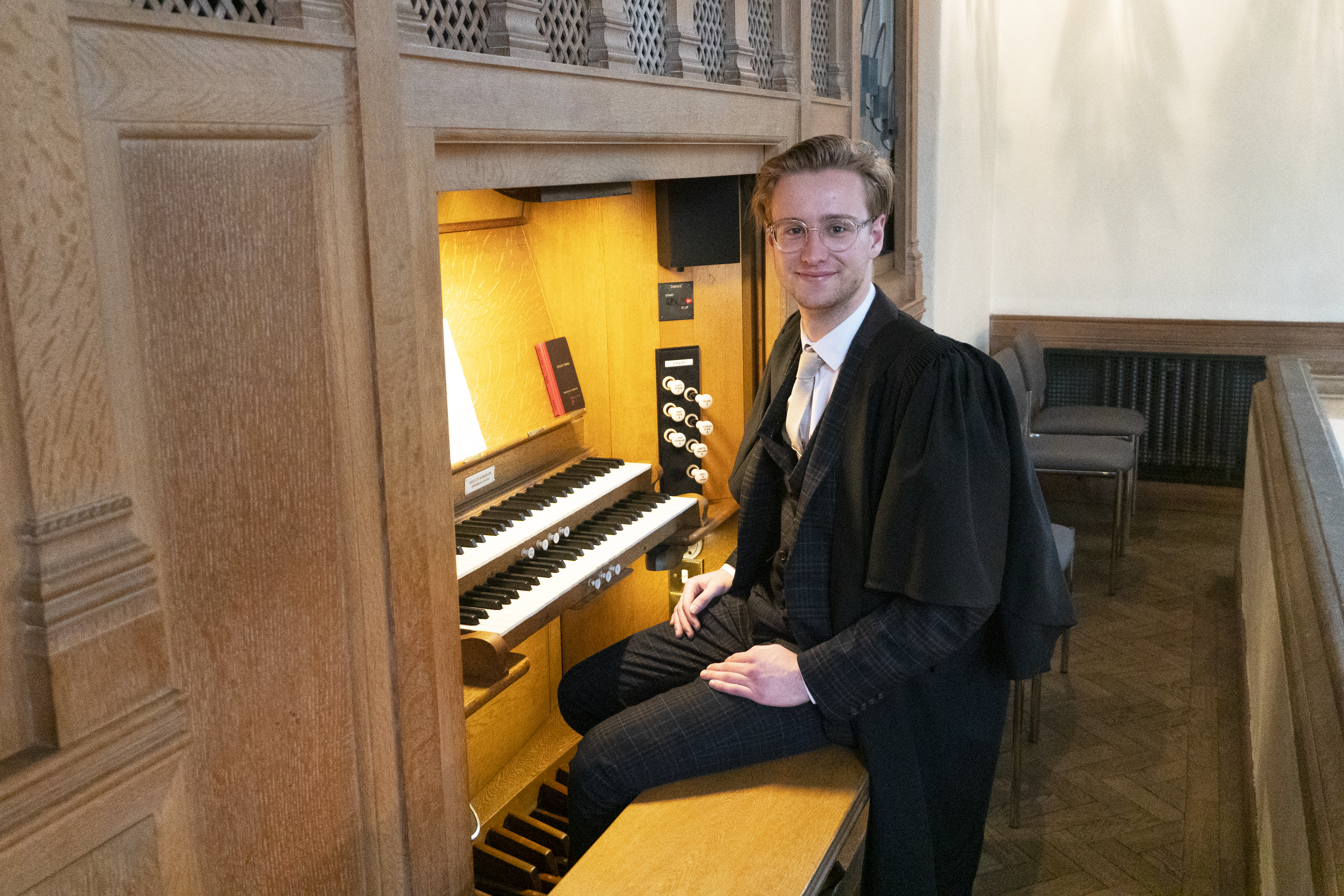 LMH Organ Scholar Joseph Waymouth