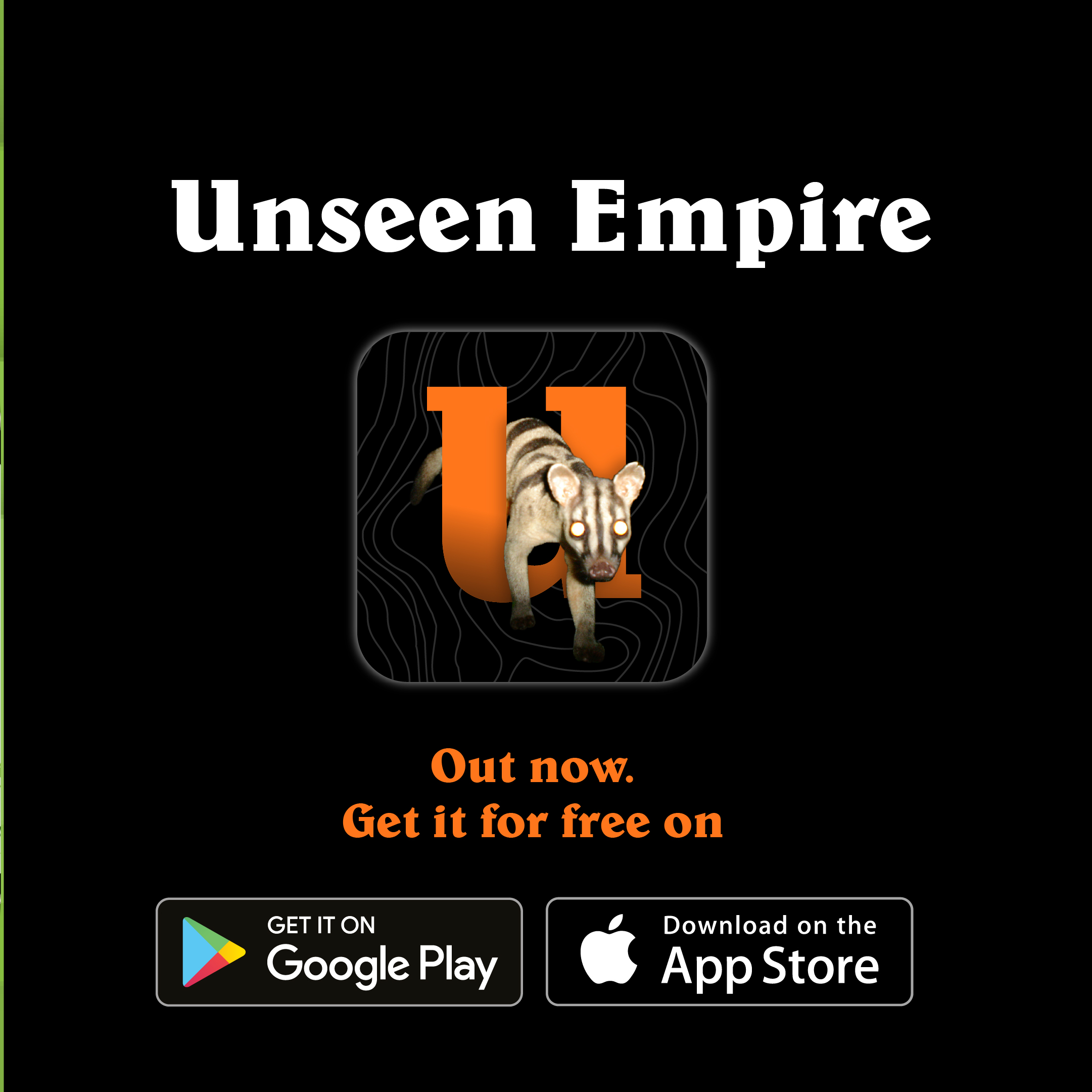 Poster for WildCRU's Unseen Empire