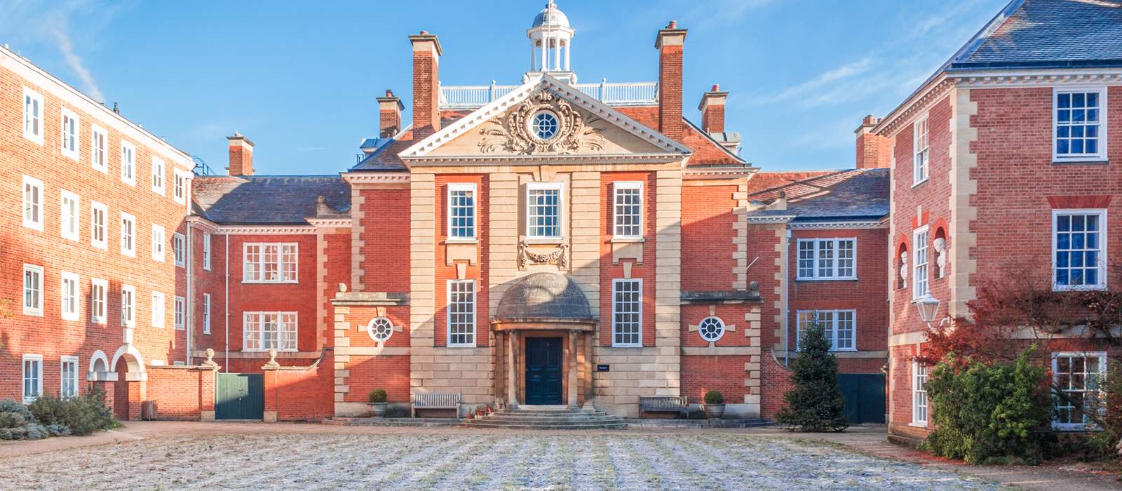Talbot Hall on a frosty morning