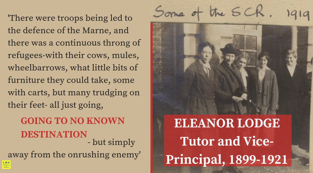 Eleanor Lodge WW1 exhibition