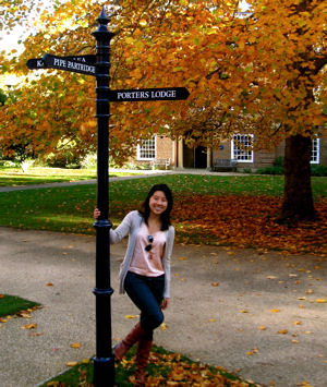 Andrea Xu, visiting student from University of California Berkeley