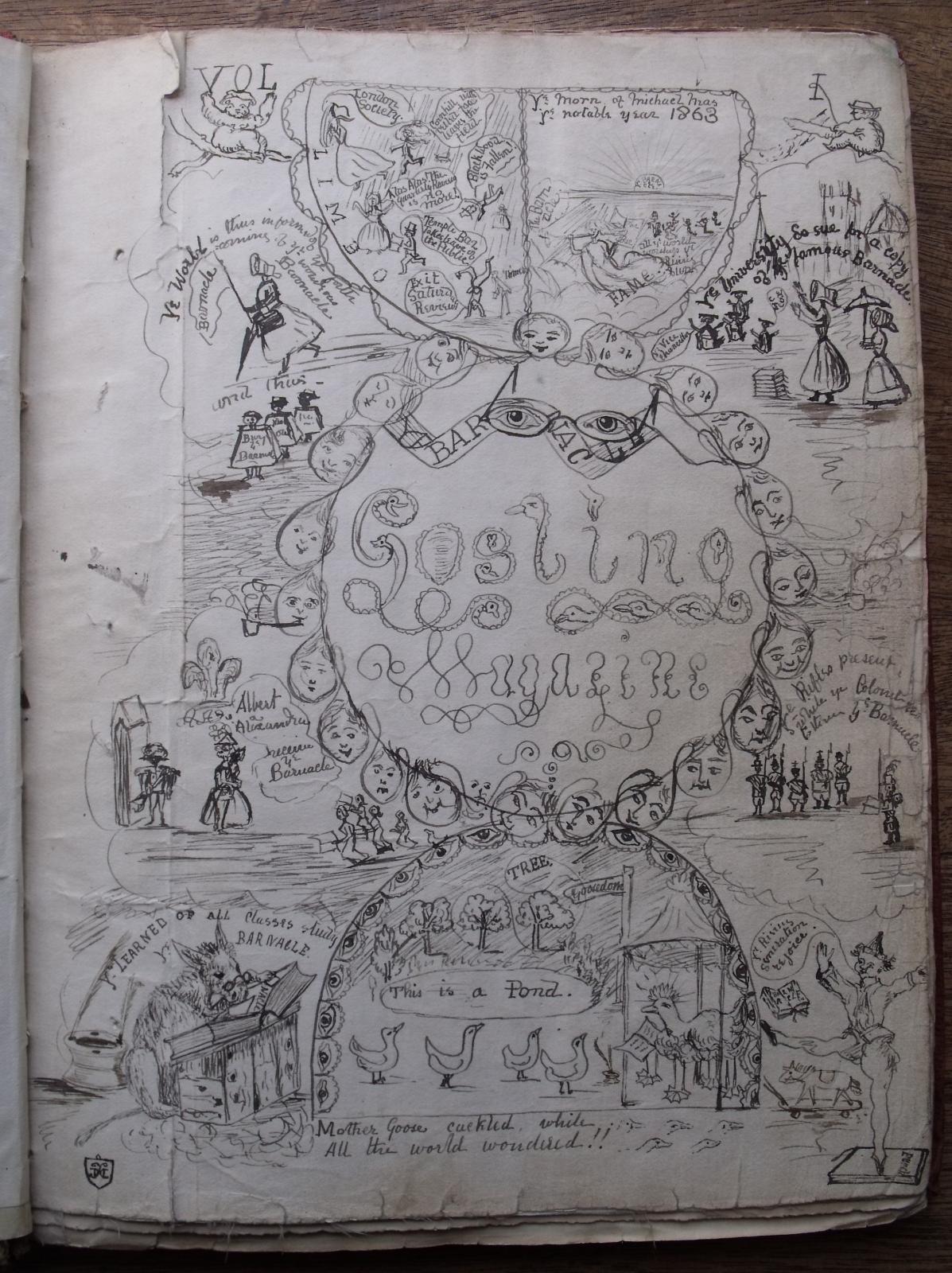 Cover of The Barnacle, in-house publication of the Gosling Society