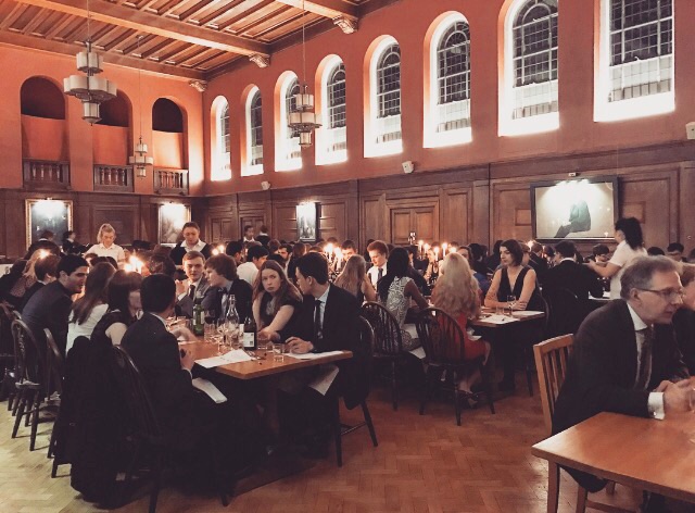 Formal Hall at LMH, Hilary Term 2017