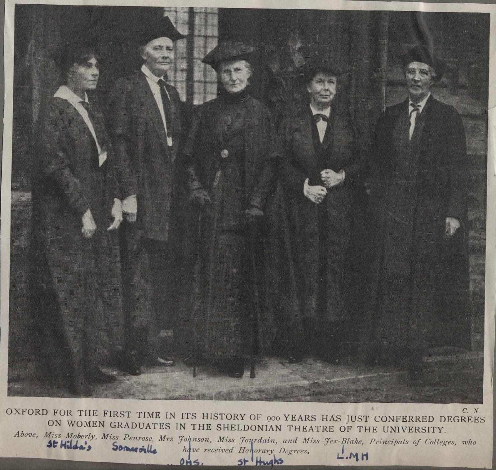 Principals' of women's Colleges are awarded degrees