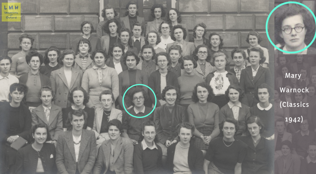 Mary Warnock freshman 1942	