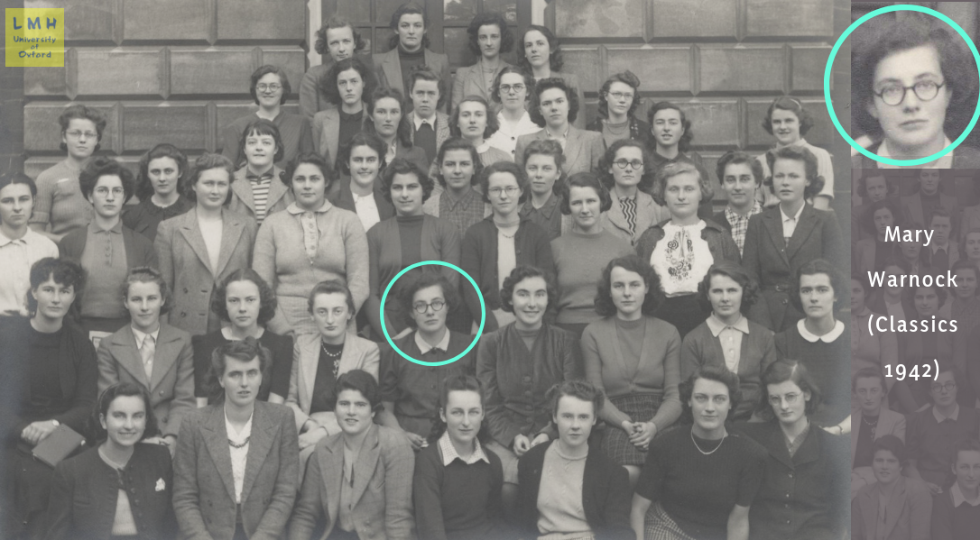 Mary Warnock freshman 1942