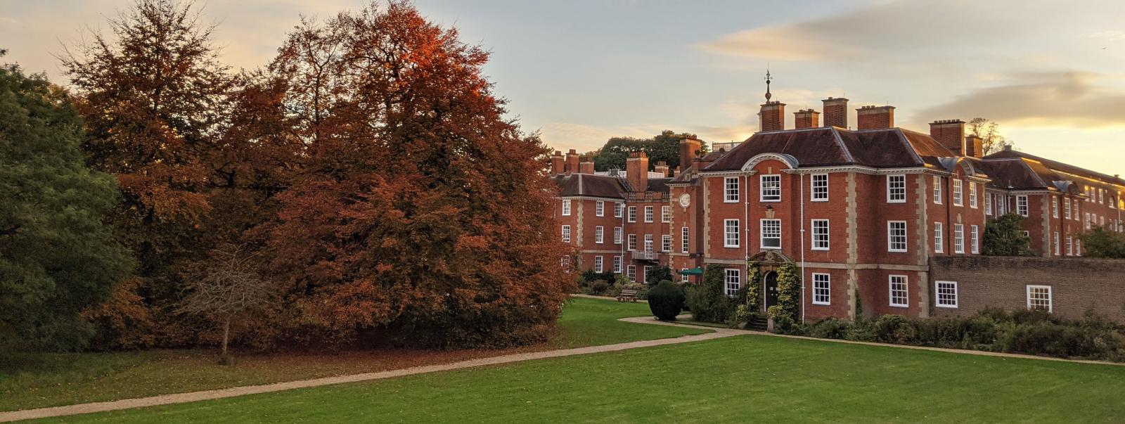 Sunset shot of the Fellows Lawn by LMH student Shoriful Haque