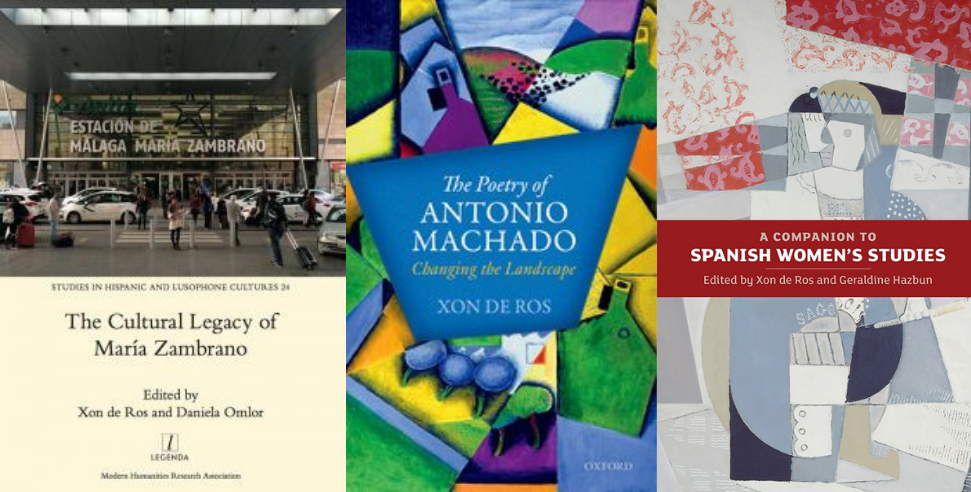 Xon de Ros select publications - three book covers