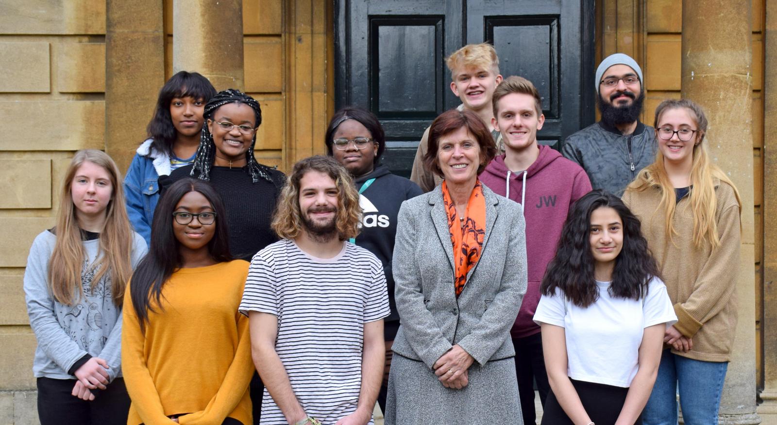 Louise Richardson meets the second Foundation Year students