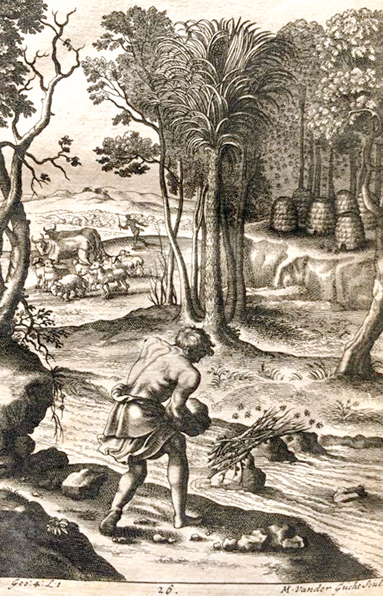 Woodcut illustrating Virgil's Georgics