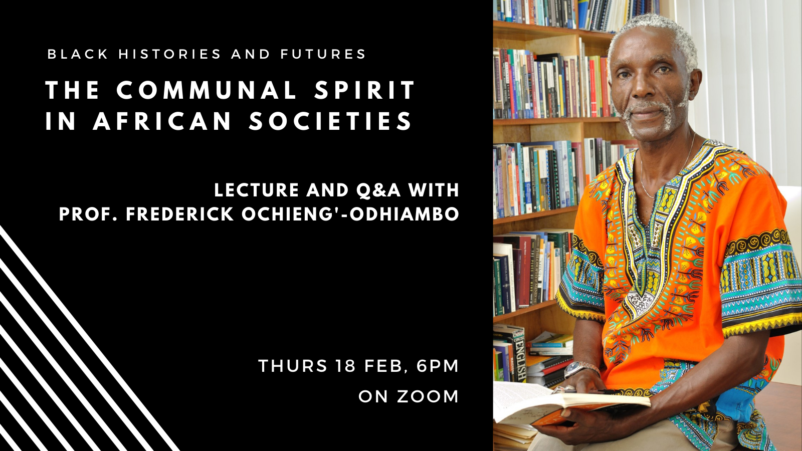 Communal Spirit in African Societies Event Poster