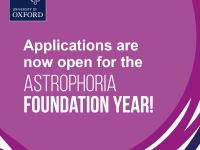 Astrophoria Foundation Year applications open poster