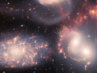 Stock image showing a galaxy