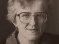 Black and white image of Professor Anne Hudson