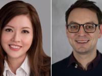 Side by side photos of Vanessa Ferreira and Robin Harding