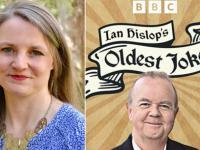 Photo of Professor Marion Turner, who has long brown hair, next to a photo of Ian Hislop 