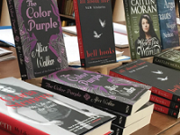 Books donated by Visiting Fellow Emma Watson to LMH library