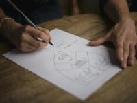 Drawing the LMH crest