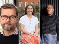 Side by side photos of Prof Frank Griffel, Dr Hannie Lawlor and Onyeka Igwe