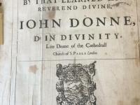 John Donne's sermons- LMH's copy