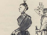 Drawing of Dorothy Kemp by Eglantyne Jebb