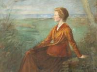 Portrait of Barbara Hammond, LMH alumna and the first woman to achieve first class honours in both classical moderations and Greats.