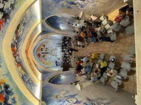 Picture of the interior of the Chapel of St Cecile
