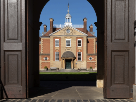 View through the door into LMH