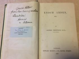 Note on a book by Tennyson, LMH library