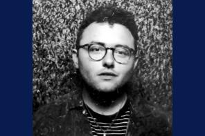 Black and white photo of Jacob Downs