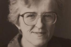 Black and white image of Professor Anne Hudson