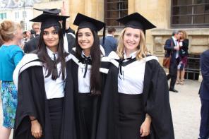 students graduating