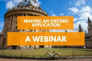 Poster which reads: Making an Application - A Webinar