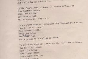 An LMH Michaelmas carol by Anne Pennington