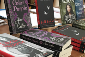 Books donated by Visiting Fellow Emma Watson to LMH library