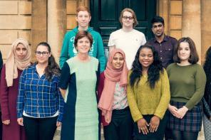 LMH Foundation Year cohort with Vice-Chancellor (Photo credit: Ali Pearson)