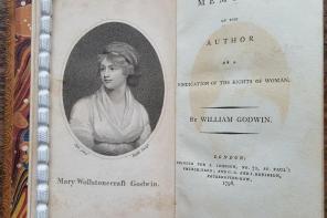 The LMH copy of Mary Wollstonecraft's biography