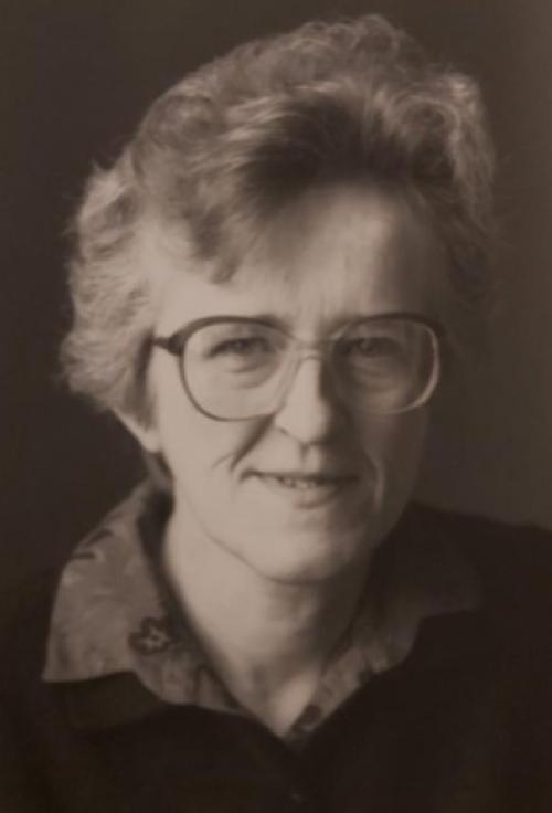 Black and white image of Professor Anne Hudson