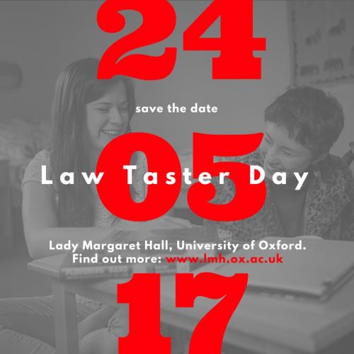 Law Taster Session at LMH