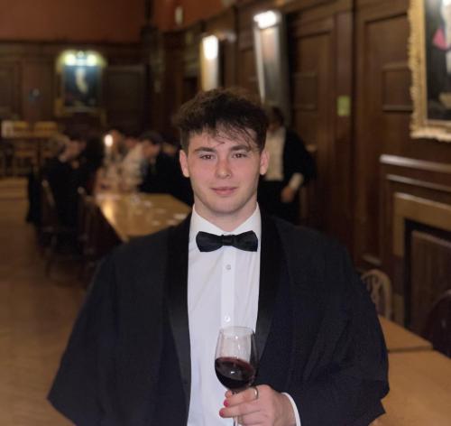 Jaidan in black tie
