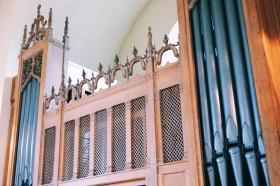 The LMH Organ which sits in the Chapel