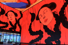 Another frame from the immersive exhibition